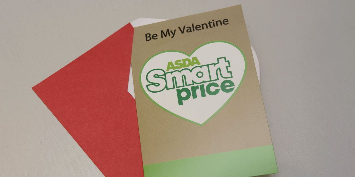 Asda Offers 7p Valentines Day Card