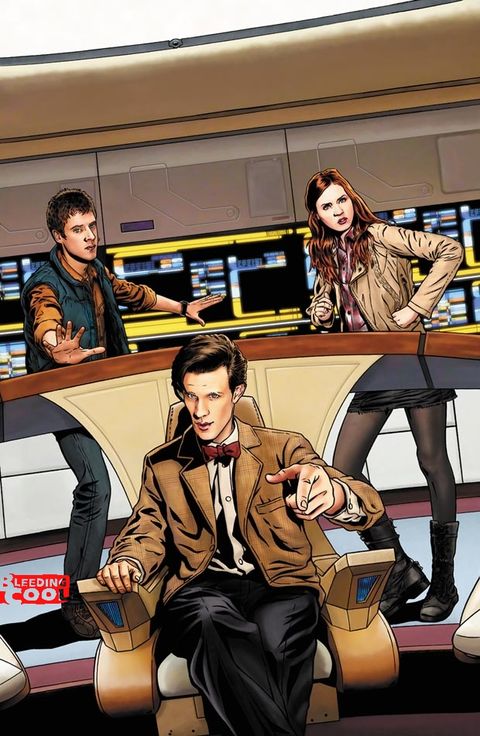 Doctor Whostar Trek In Comic Crossover