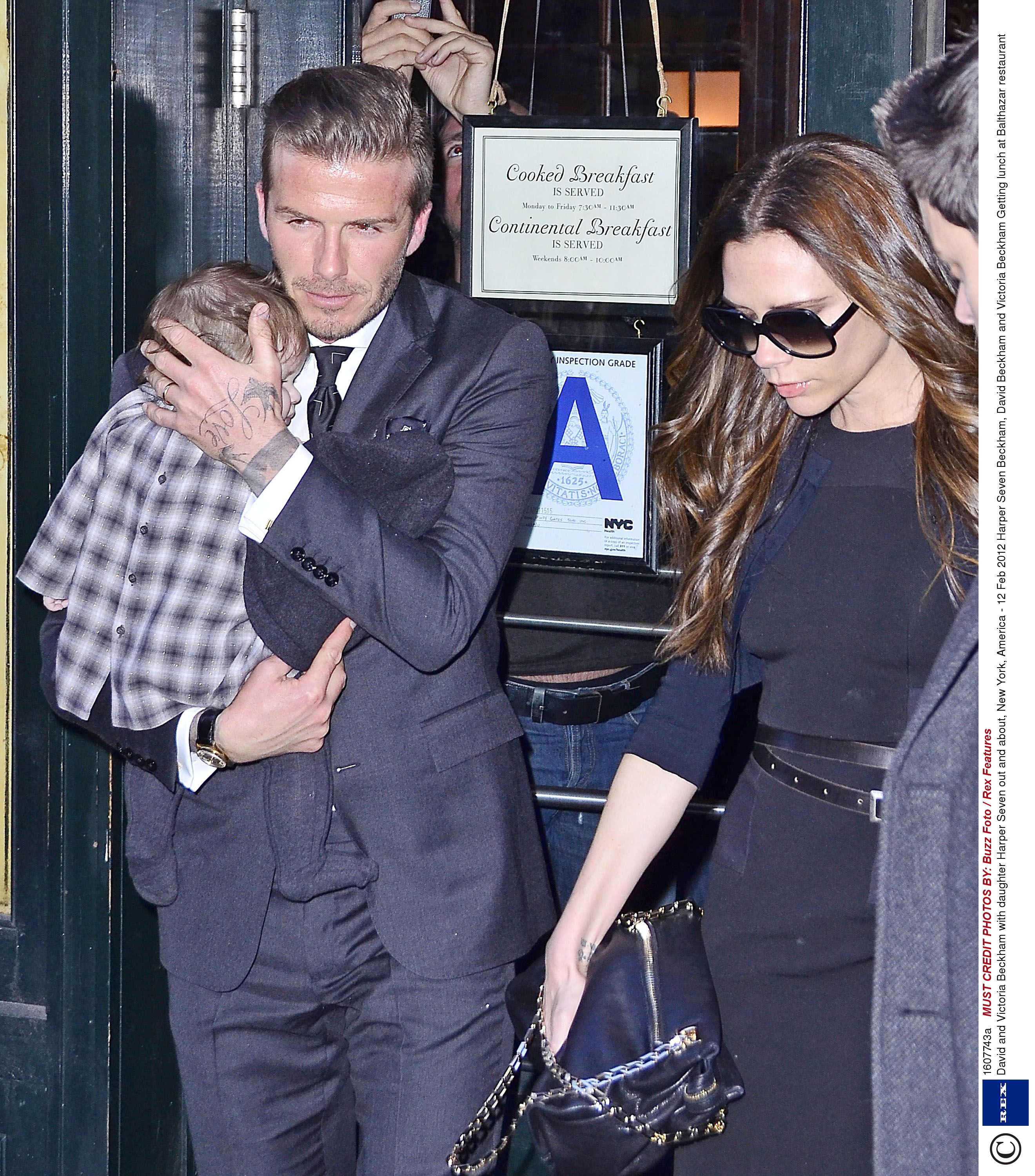 Victoria Beckham steps out with husband David in NYC