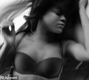Rihanna 'used double' for Armani ad