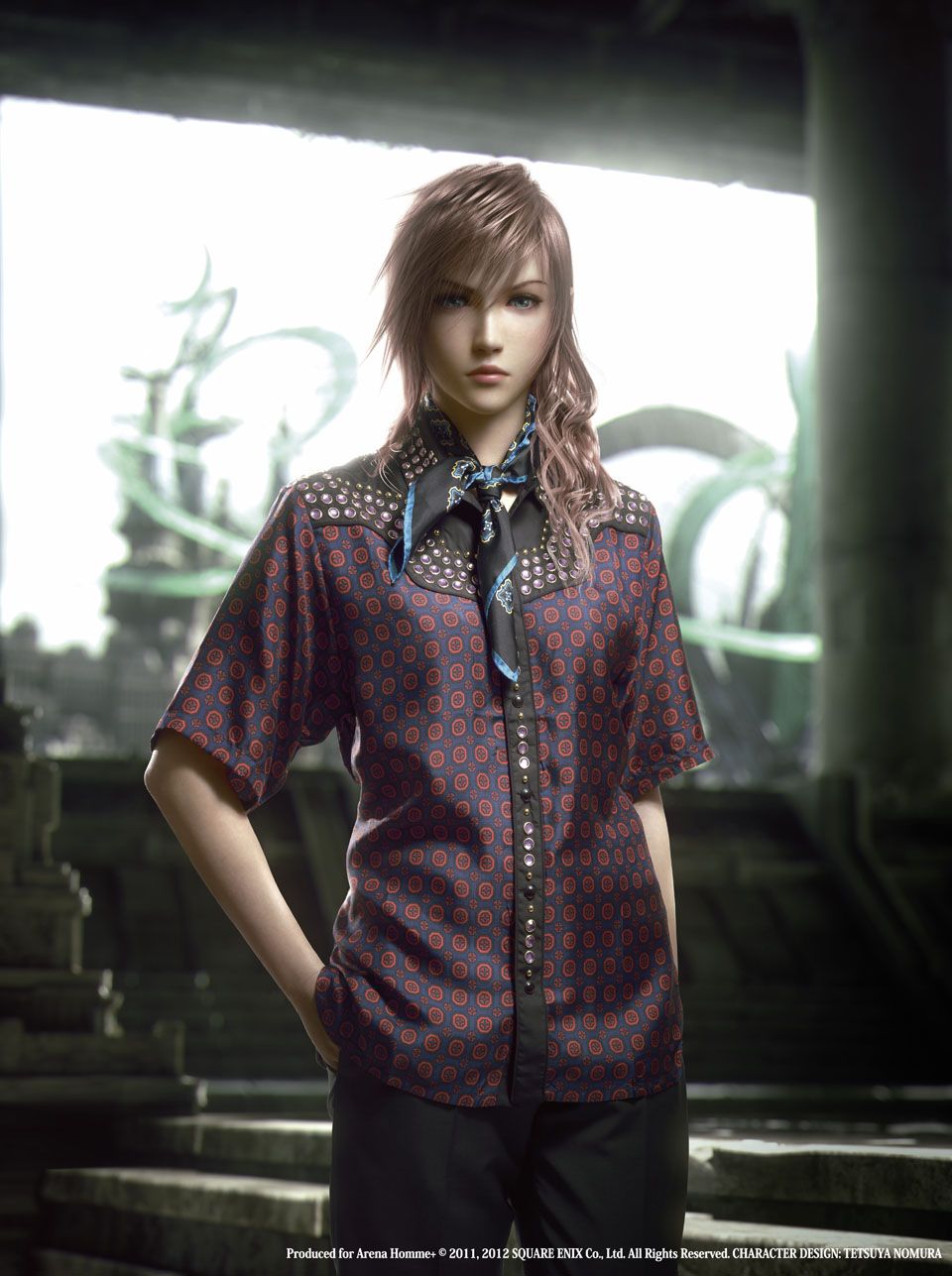 Final Fantasy XIII-2' stars model Prada