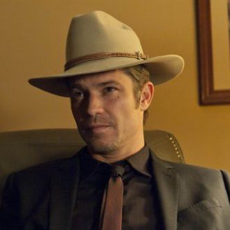 timothy olyphant as raylan givens in justified