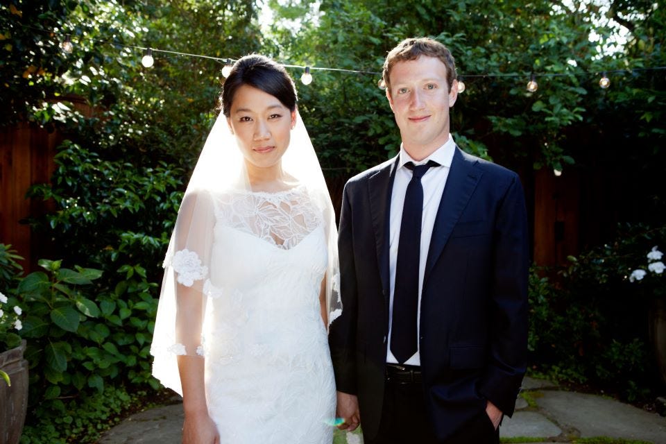 Mark Zuckerberg marries Priscilla Chan