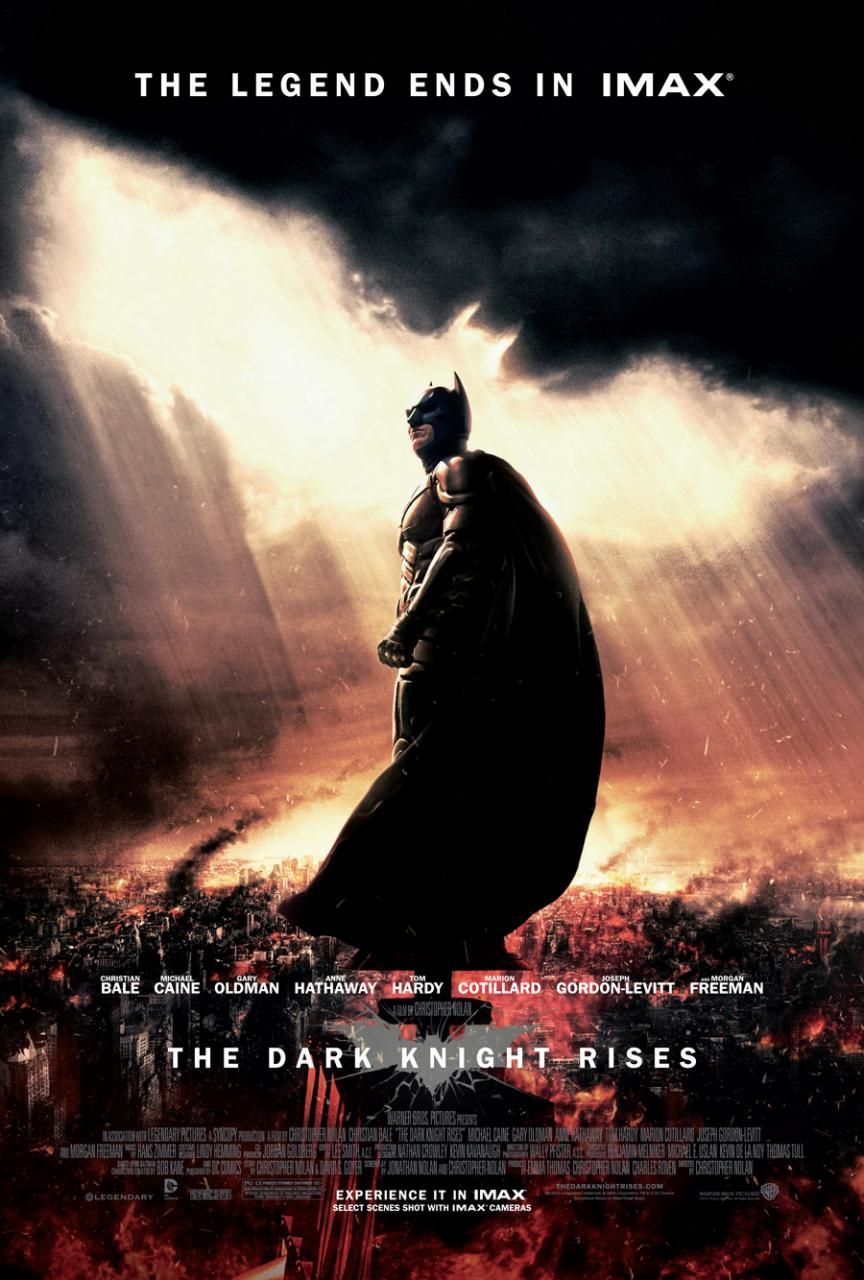 Dark Knight Rises' IMAX poster, trailer