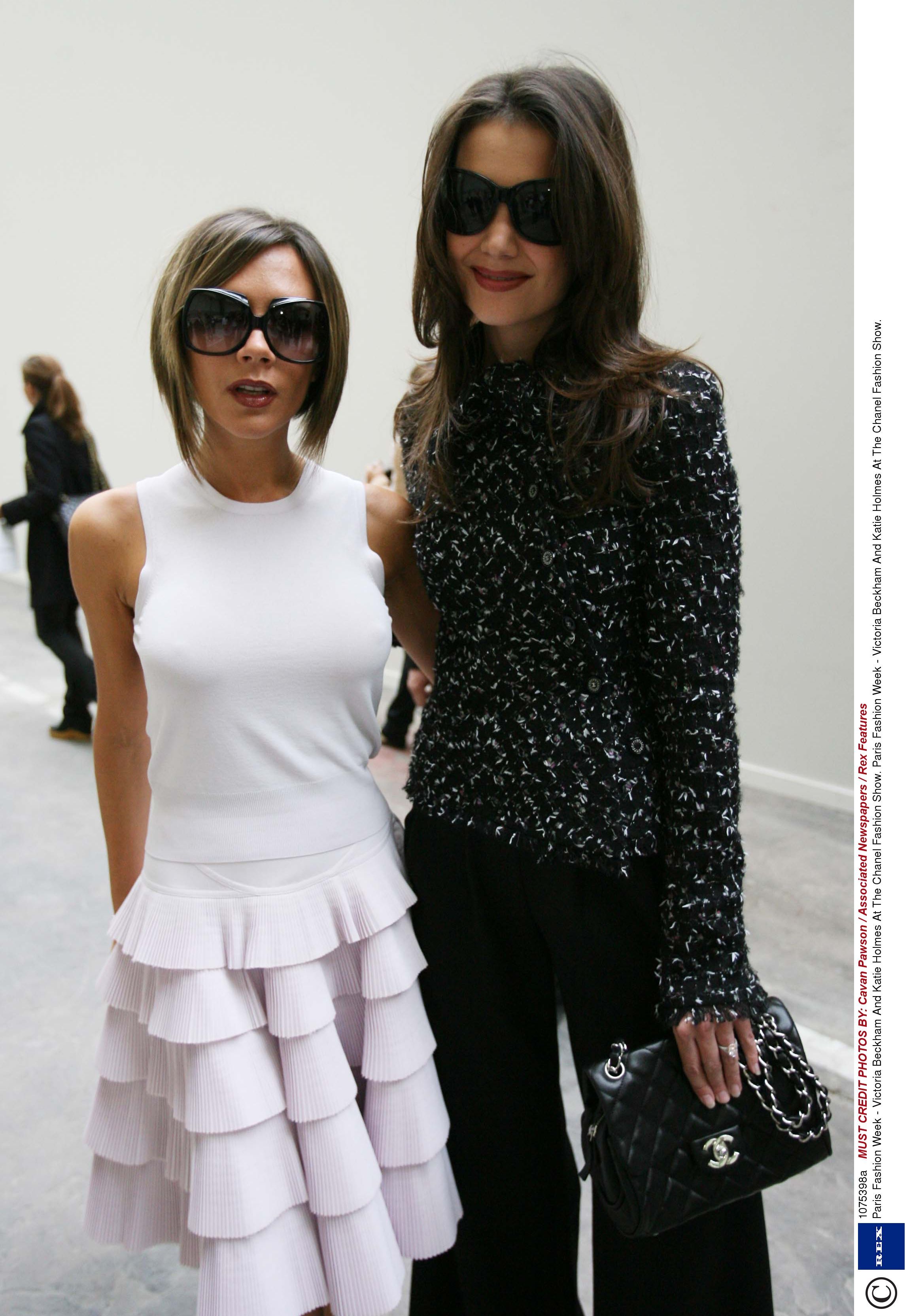 Victoria Beckham and Katie Holmes's Backpack Style
