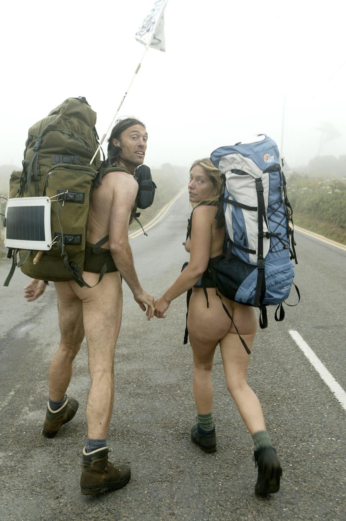 Nude Girls Backpacking