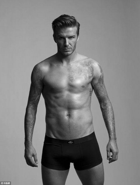 David Beckham Poses For Handm Picture