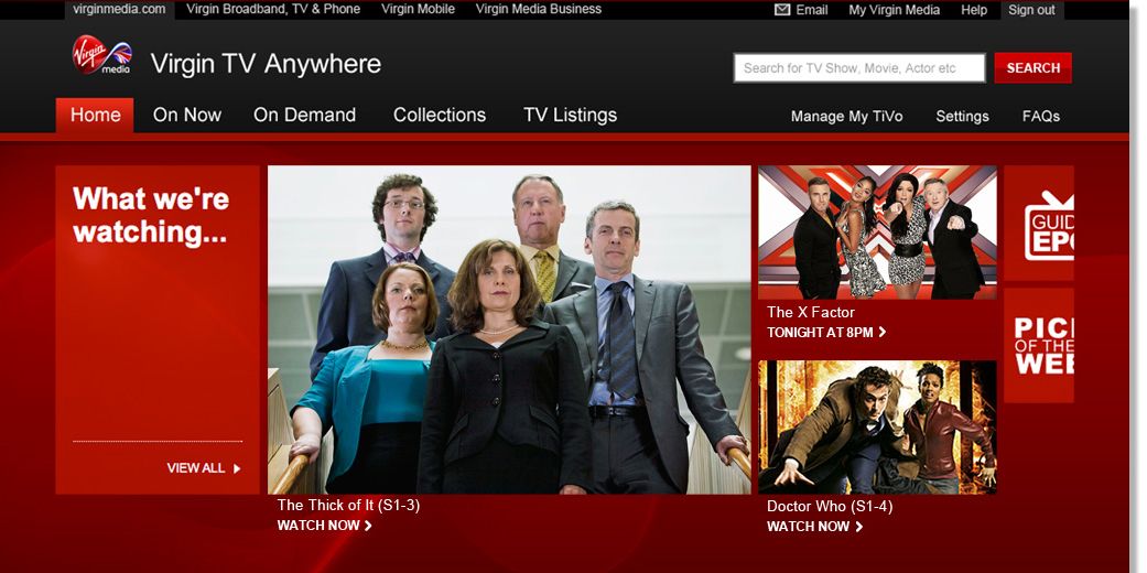 Virgin Media to launch TV Anywhere service