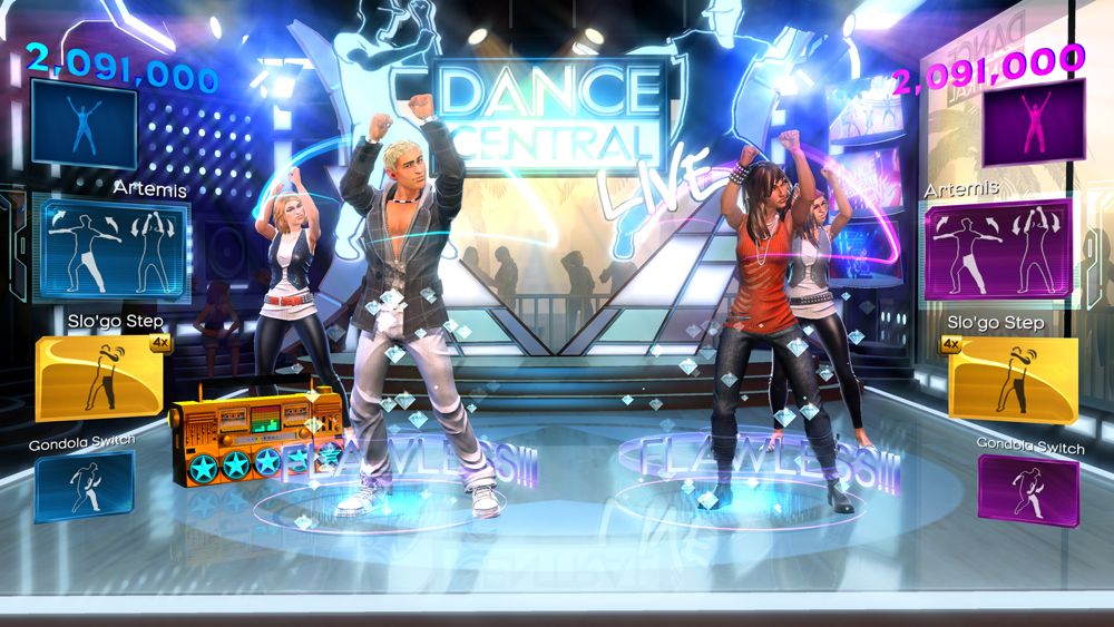 Dance deals central switch