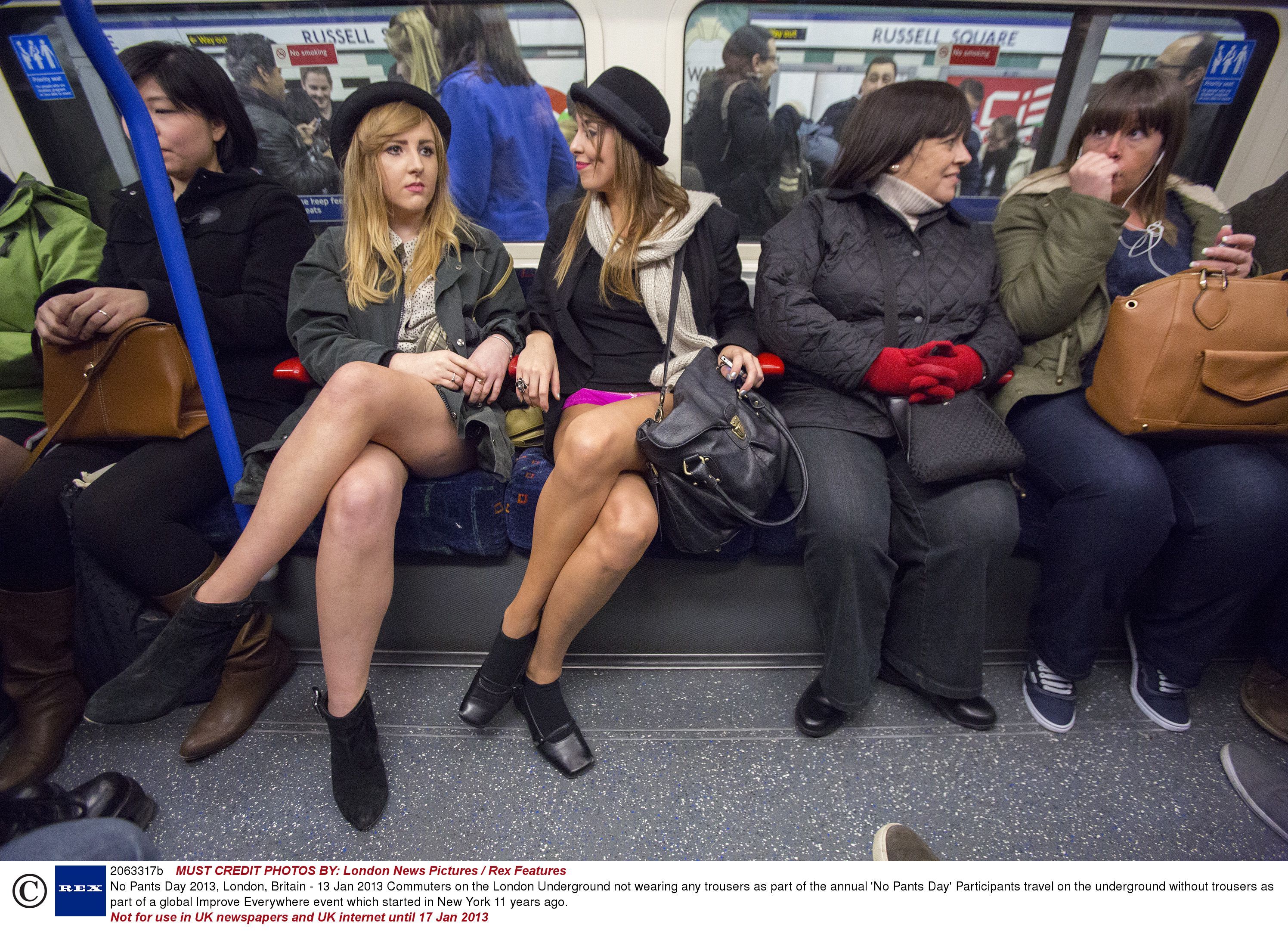 In pictures: The 13th Annual No Pants Subway Ride