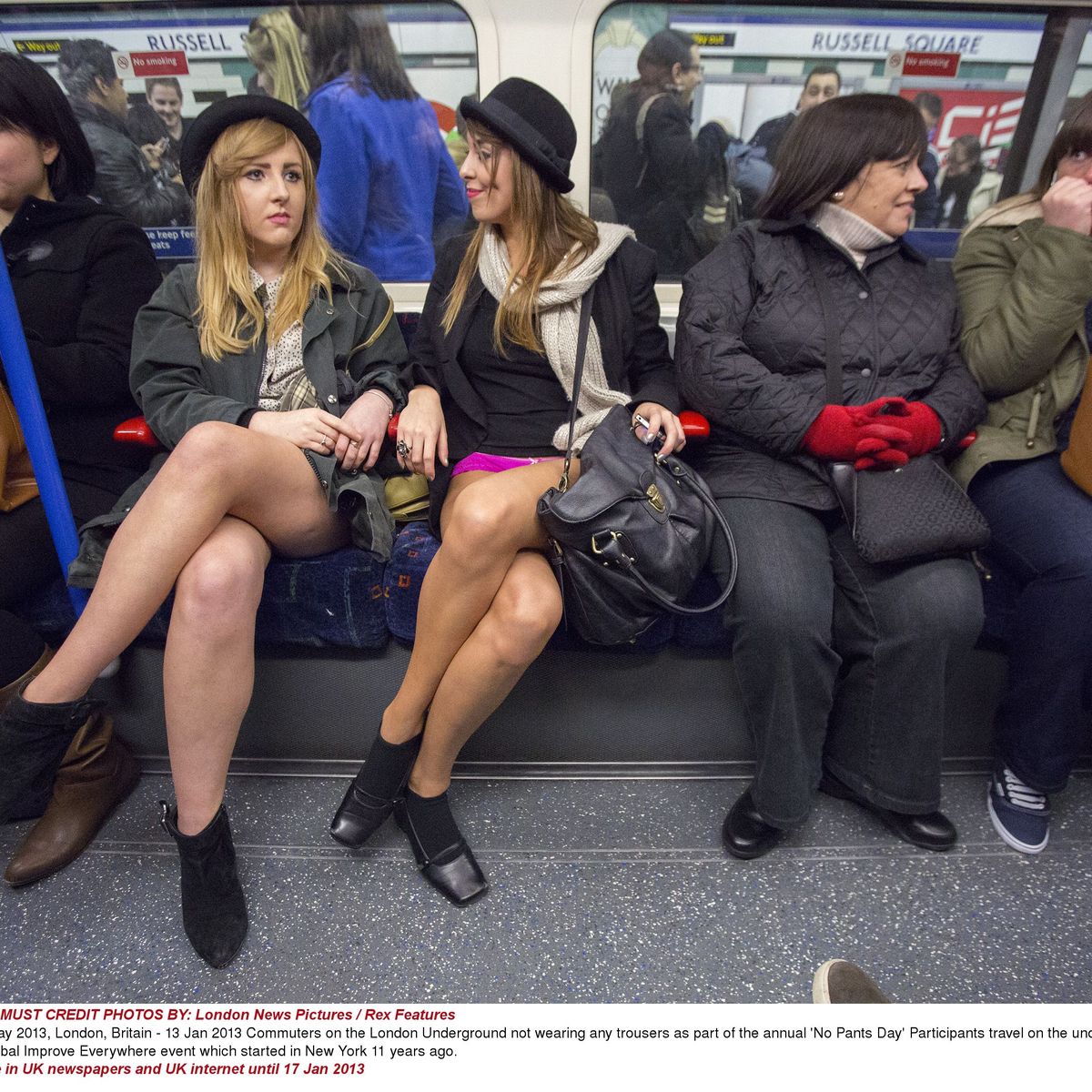 No Pants Day takes over Tube - pictures