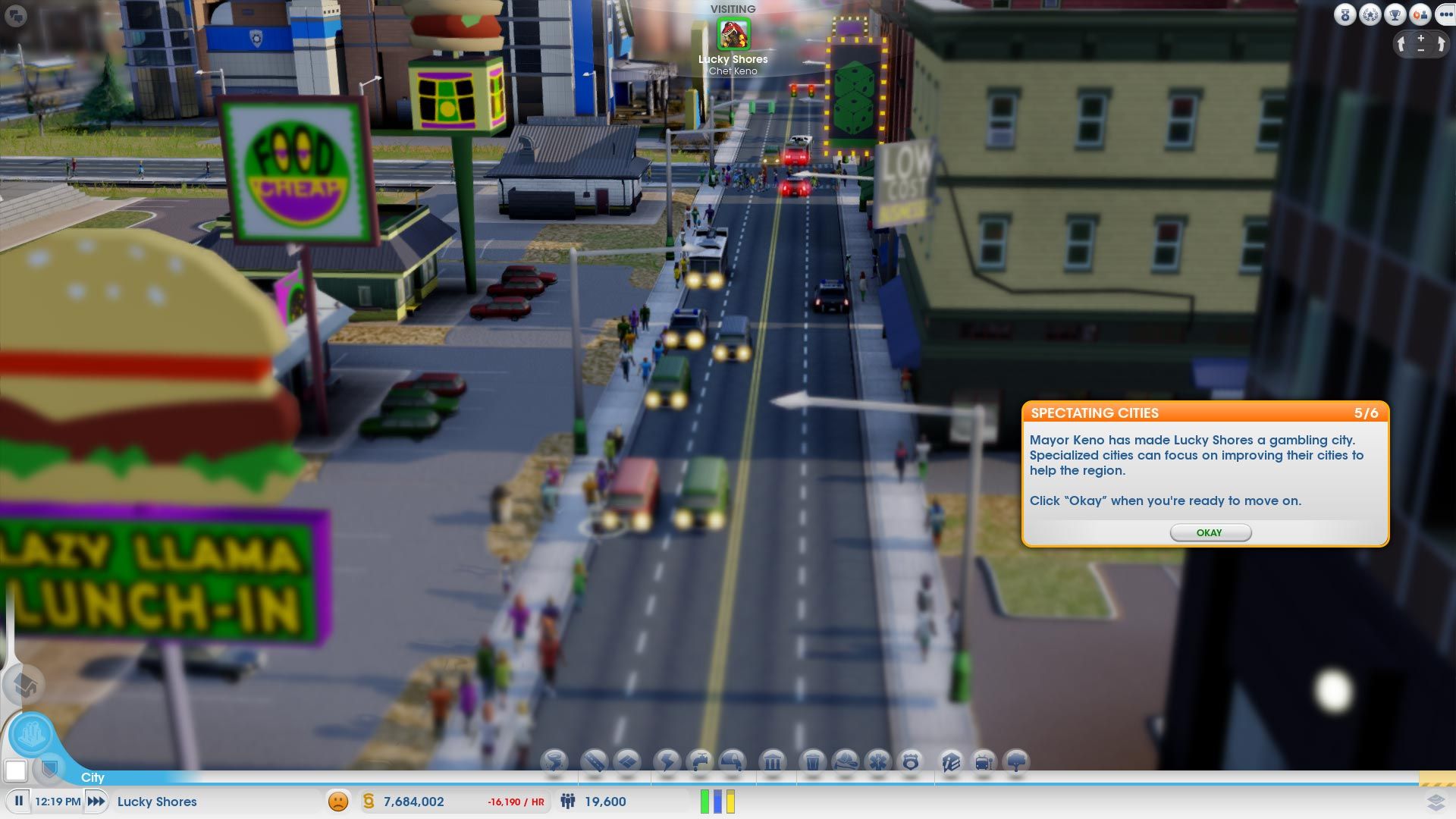 cheat codes to automatical make a great works in simcity pc edition