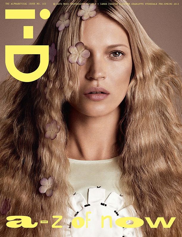 Kate Moss topless for i-D magazine