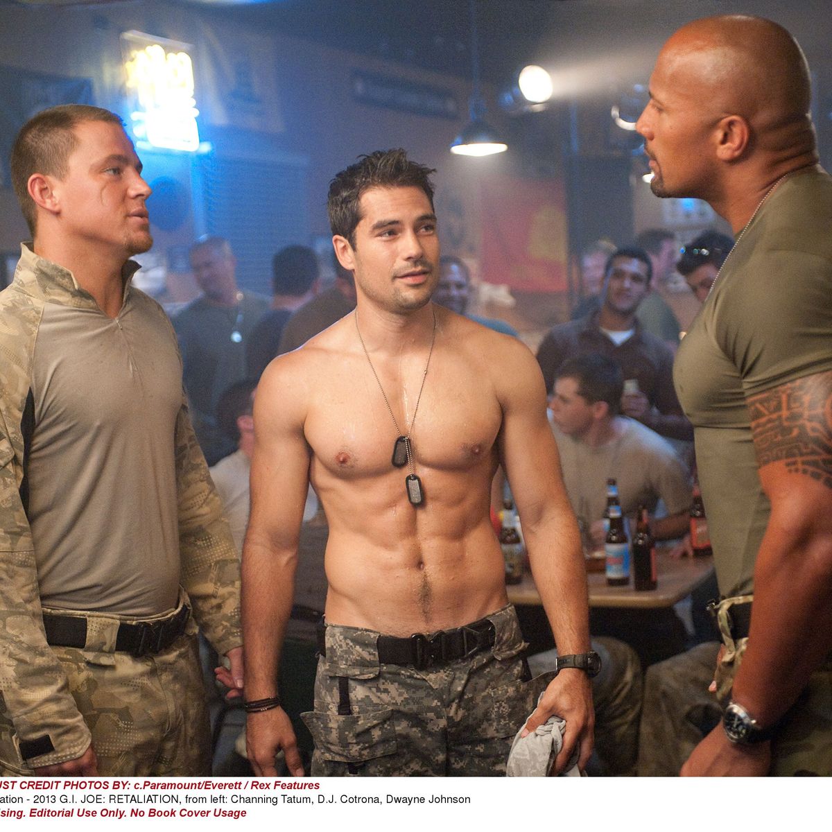 Gay Spy: Dwayne Johnson, Tatum buffed up