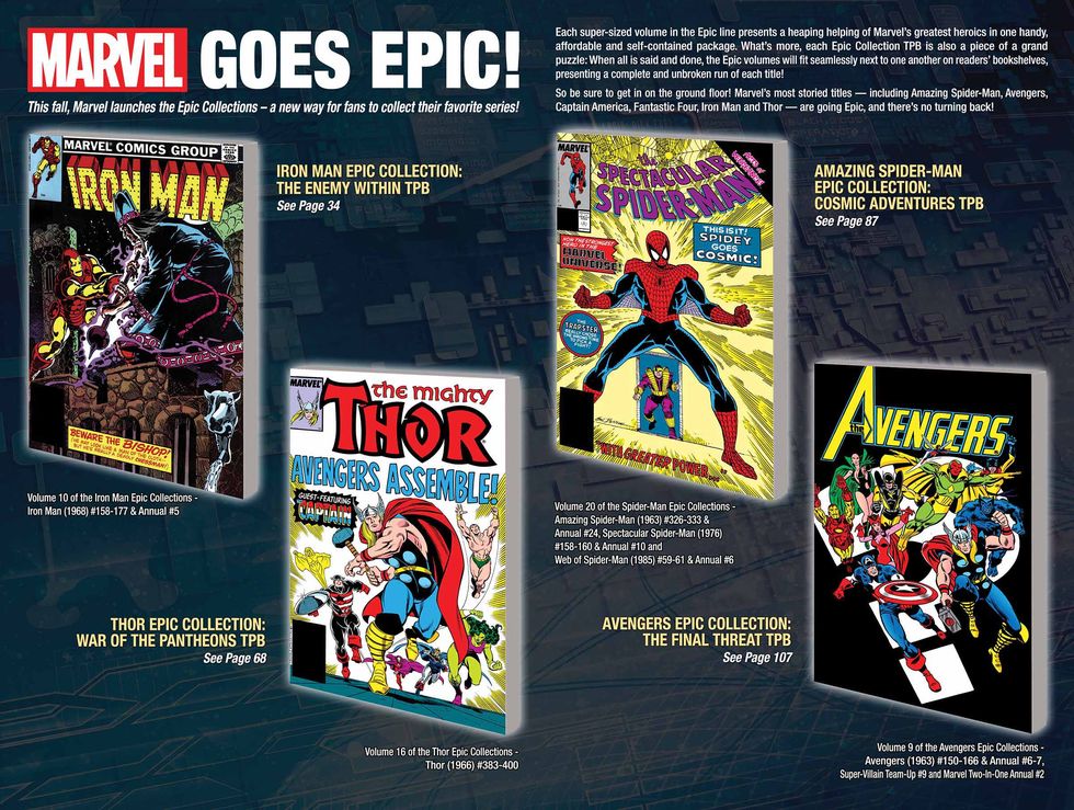 Marvel Epic Collection – Marvel Universe TPBs - Collected Editions