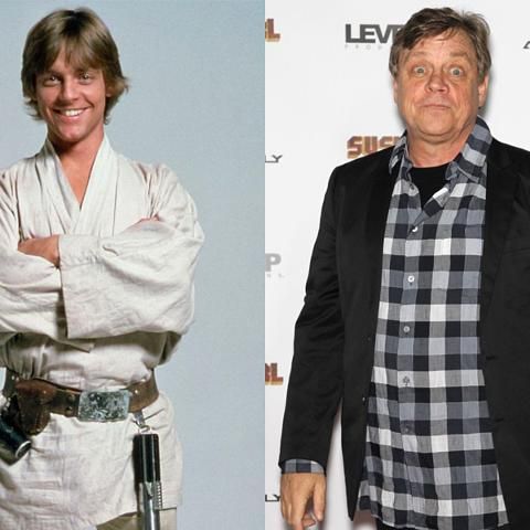 Mark Hamill and other 'Star Wars' actors, then and now