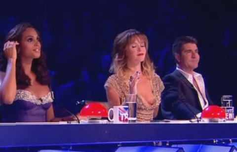 Bgt Holden Has Wardrobe Malfunction