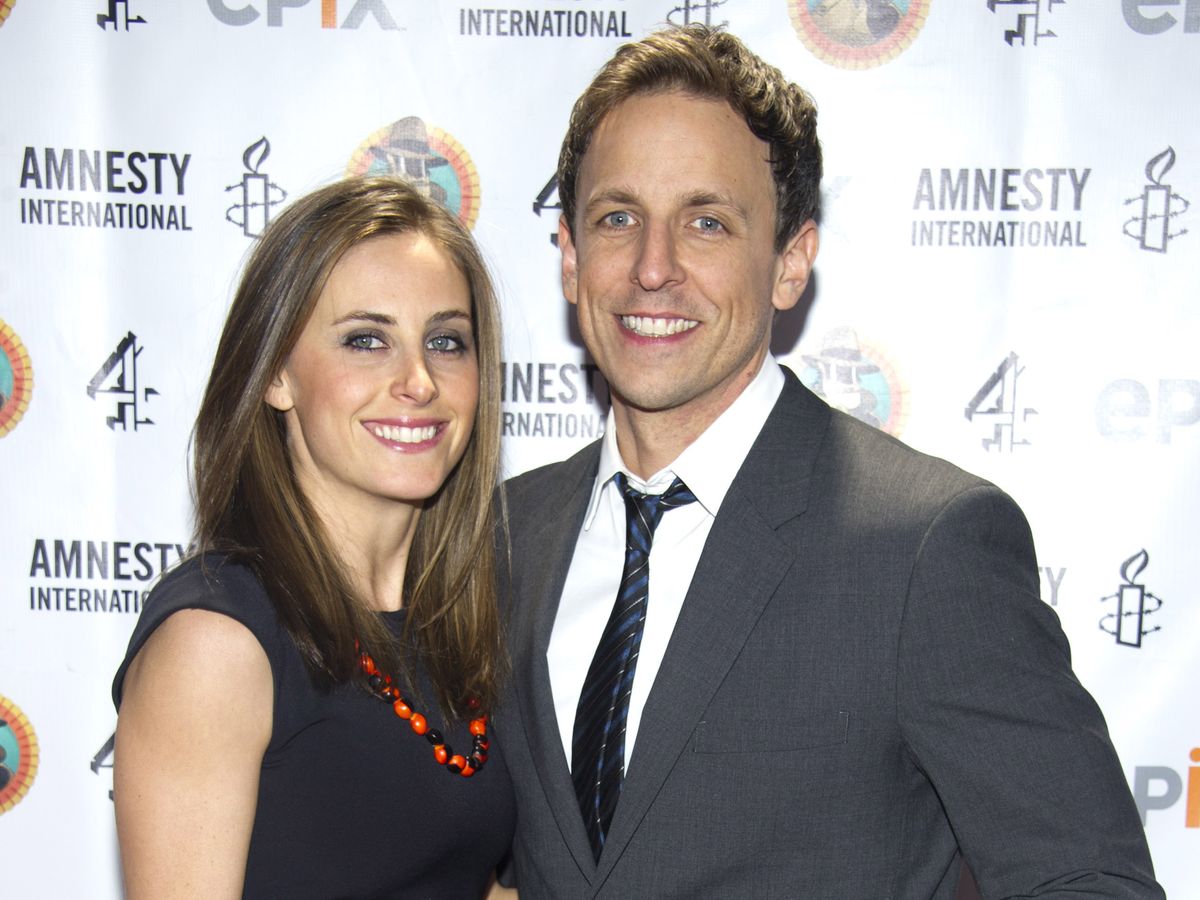 Seth Meyers: Married to Alexi Ashe!, Alexi Ashe, Seth Meyers, Wedding