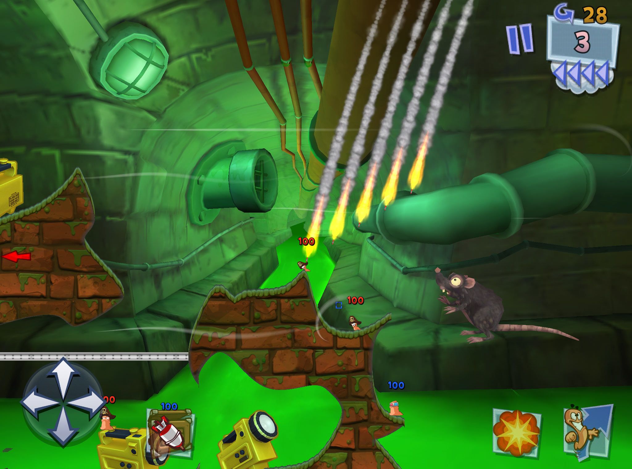 Worms 3, more reviewed on mobile
