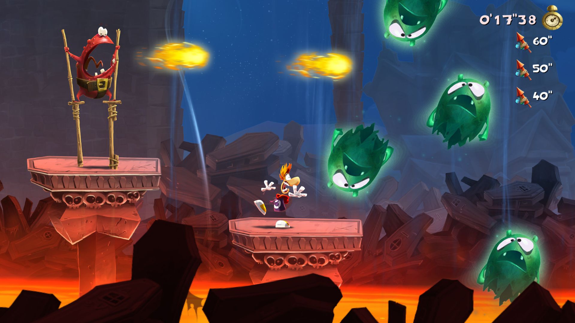 Rayman Legends gameplay (Nivel 1) Requisitos e impresiones 