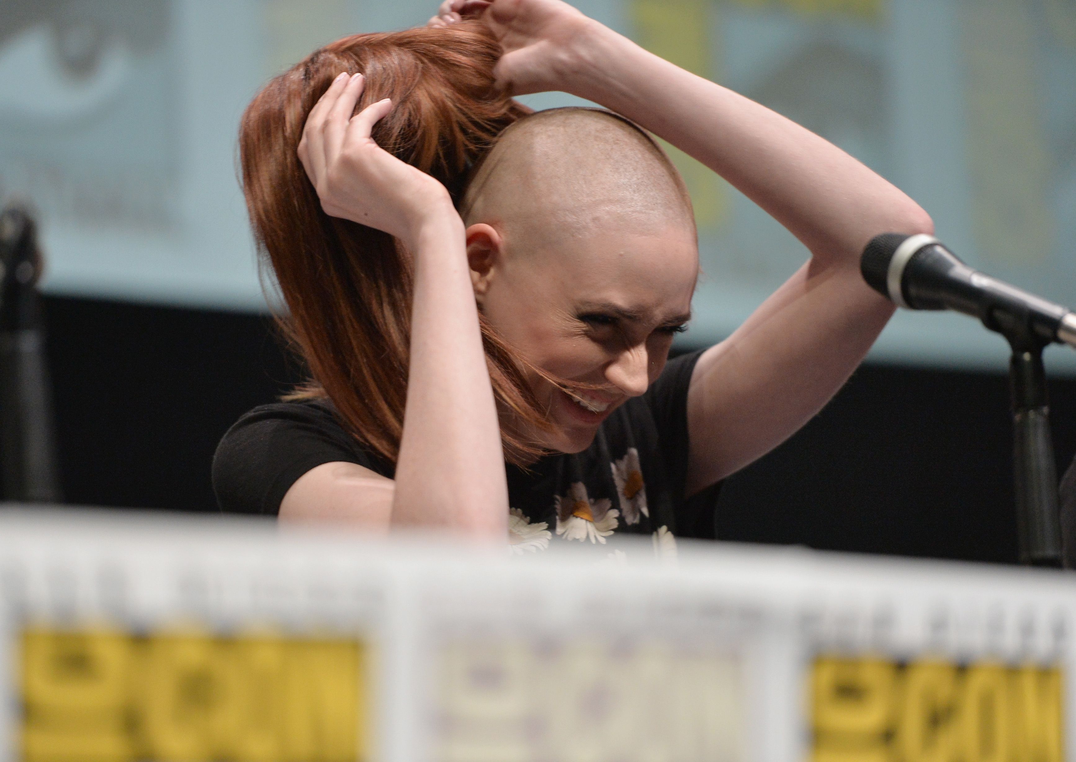 Karen Gillan’s Shaved Head