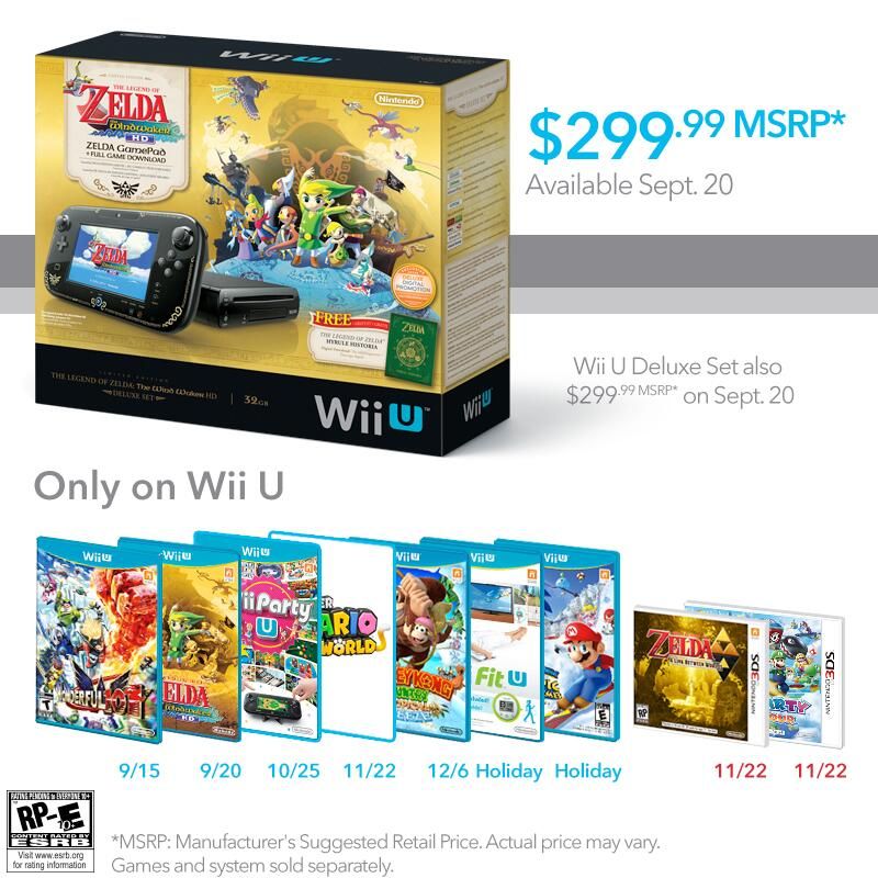 Wii U receives official price cut