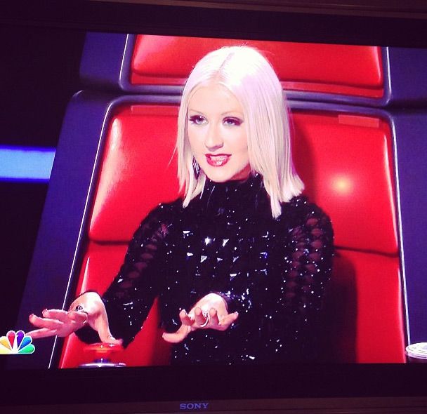 Christina Aguilera in 'The Voice' image