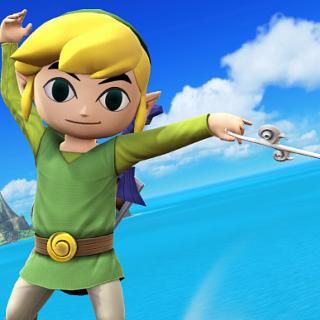 Toon Link Amiibo Super Smash Bros Series Wind Waker Legend of Zelda  Nintendo Switch 