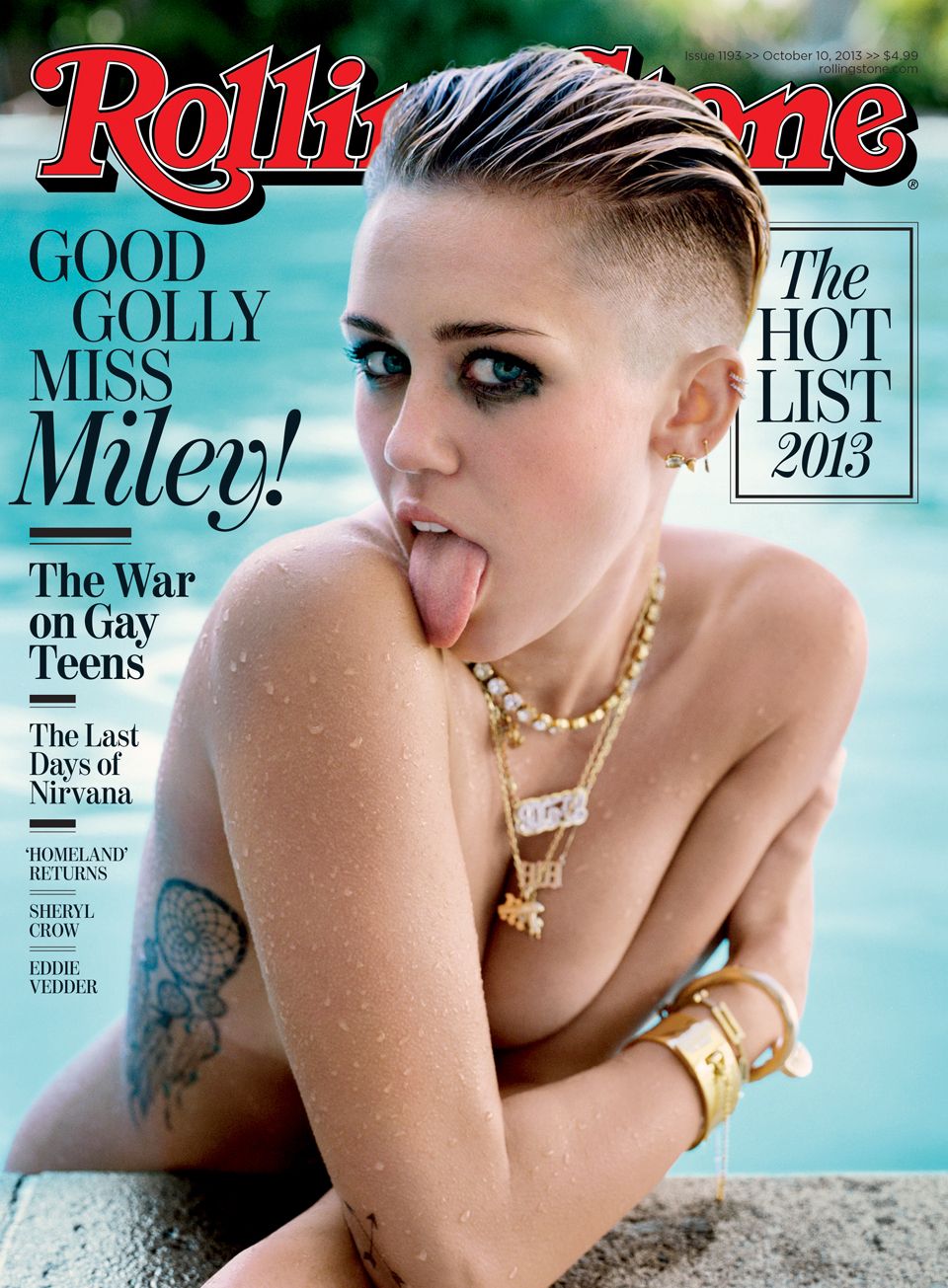 Miley Cyrus poses naked for Rolling Stone pic