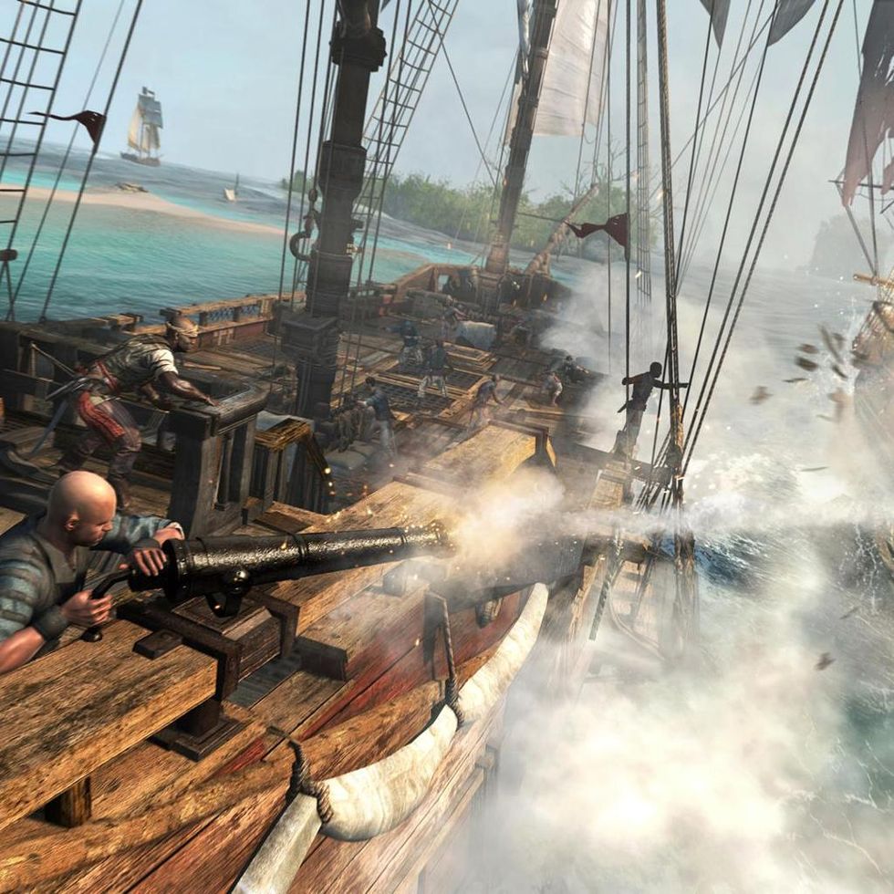13 Minutes of Caribbean Open-World Gameplay  Assassin's Creed 4 Black Flag  [UK] 
