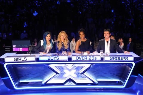 Airing Embassy have mistaken Simon Cowell on X Factor USA end