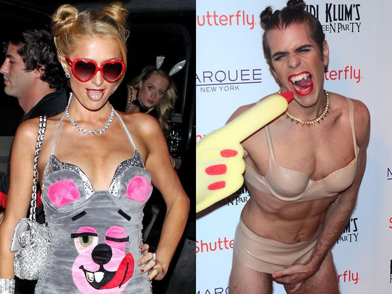 Who did Miley best this Halloween?