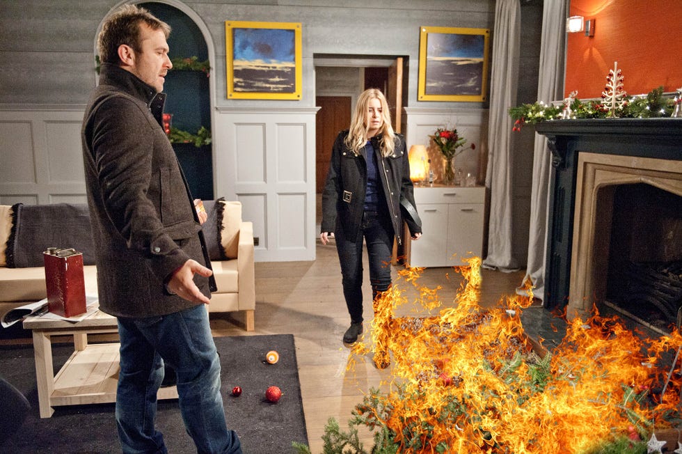Emmerdale star reveals fire plot twists