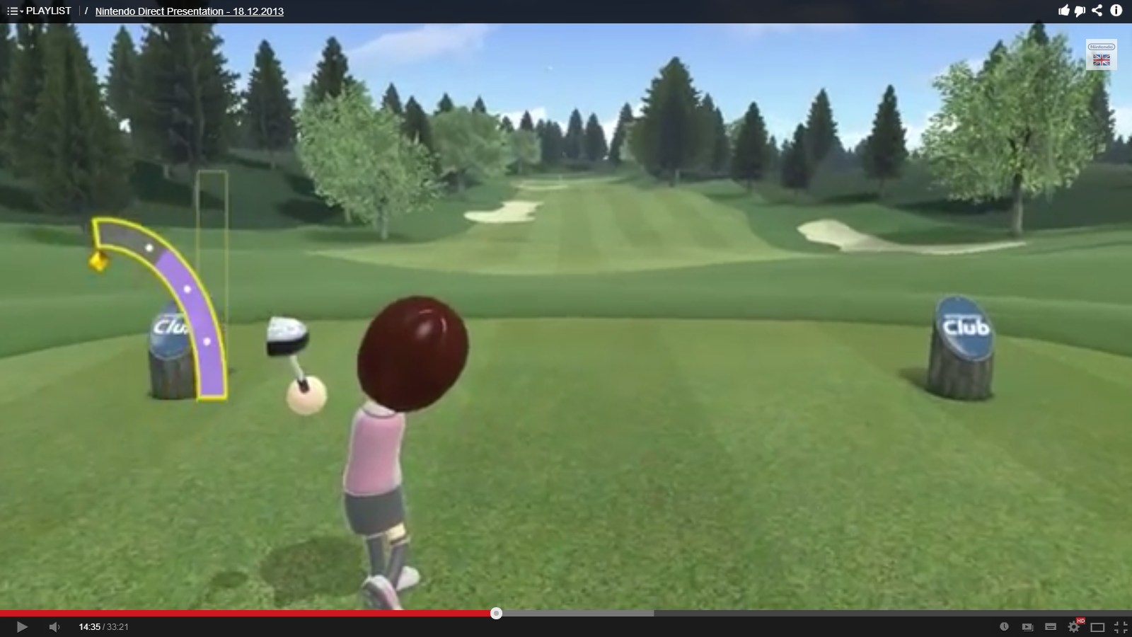 Wii Sports Club adds Resort golf course