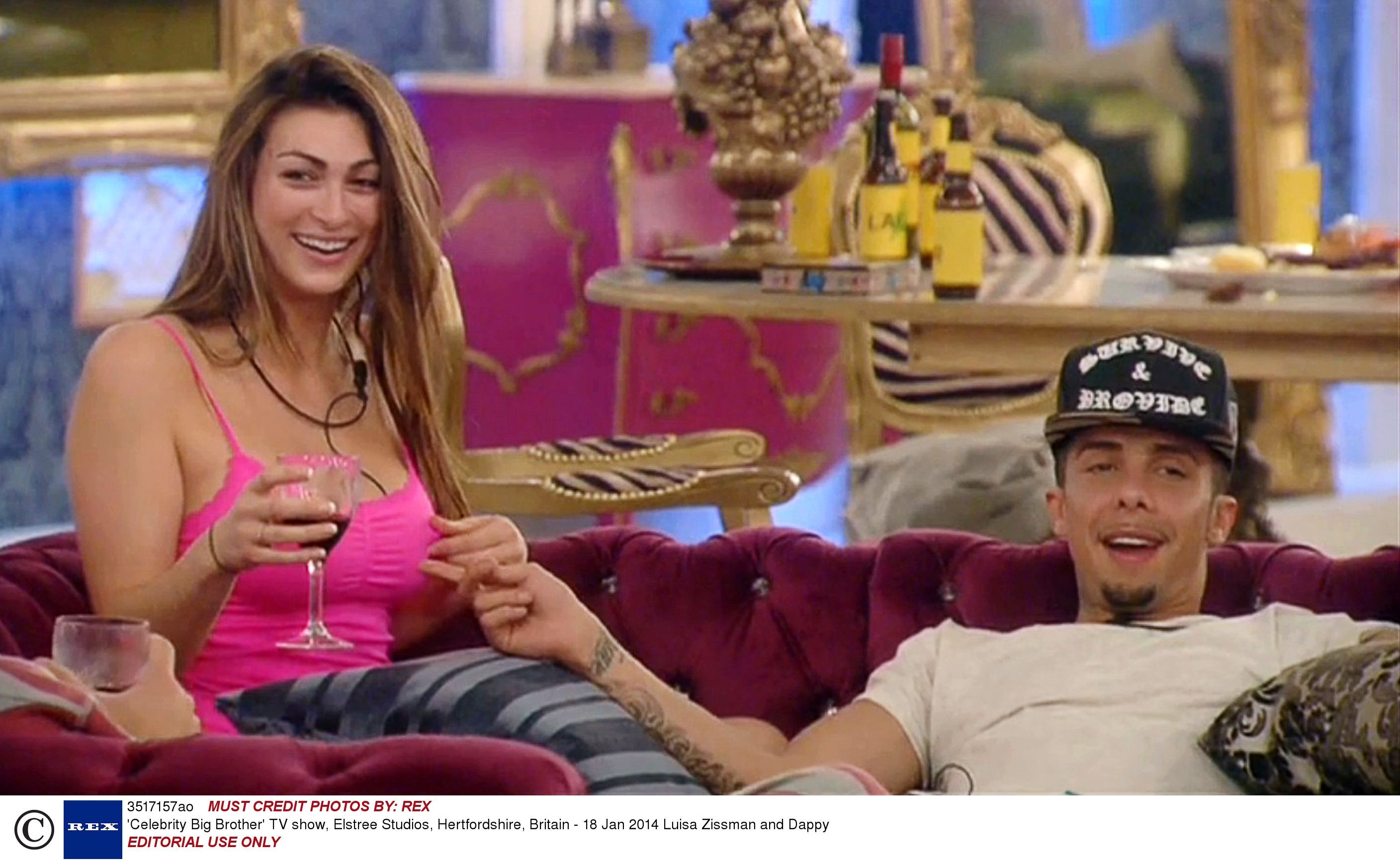 CBB Luisa pretends earrings are nipples