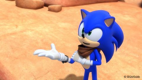 Cartoon, Sonic the hedgehog, Animated cartoon, Fictional character, Animation, Action figure, Finger, Tail, Gesture, 