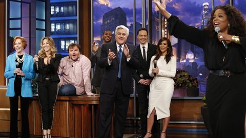 Jay Leno bids farewell to Tonight Show