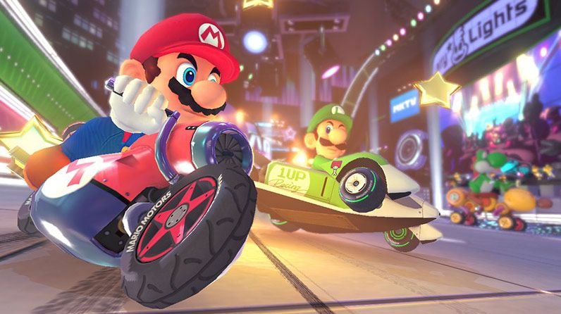 Mario, Fictional character, Toy, Automotive tire, Animation, Animated cartoon, Synthetic rubber, Rolling, Graphics, Baby toys, 