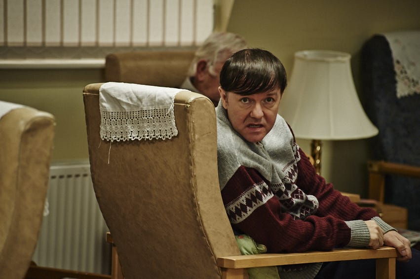 Watch Ricky Gervais introduce Derek special