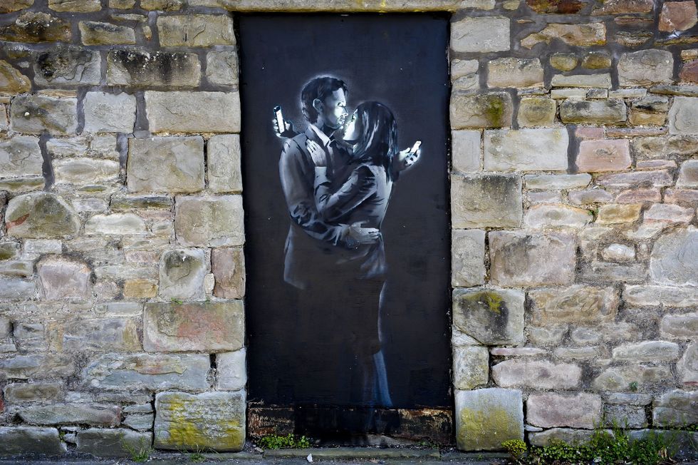 A Very Banksy Christmas? The Mysterious Street Artist Just Left a