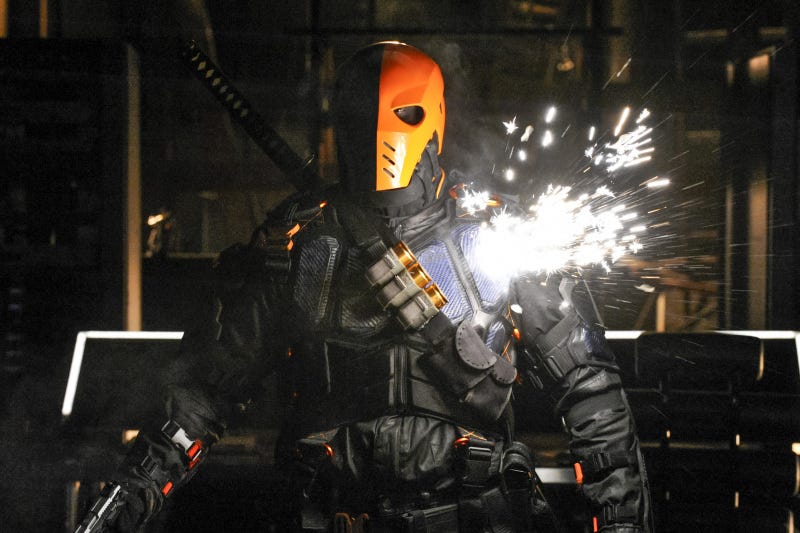 Has DC banned Arrow from bringing back Manu Bennett as Deathstroke? It