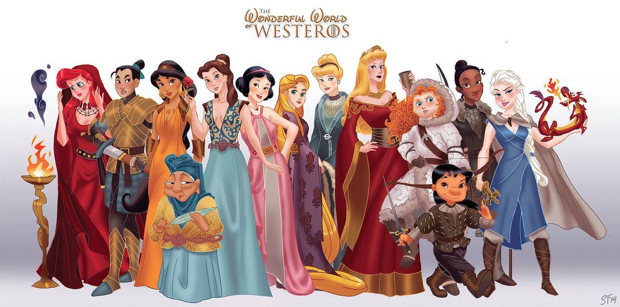 1270px x 629px - If Disney Princesses did Game of Thrones