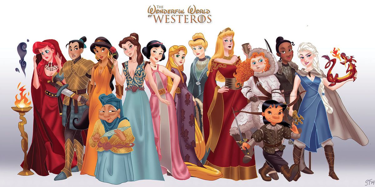 Disney Princess Cartoon Porn Full - If Disney Princesses did Game of Thrones