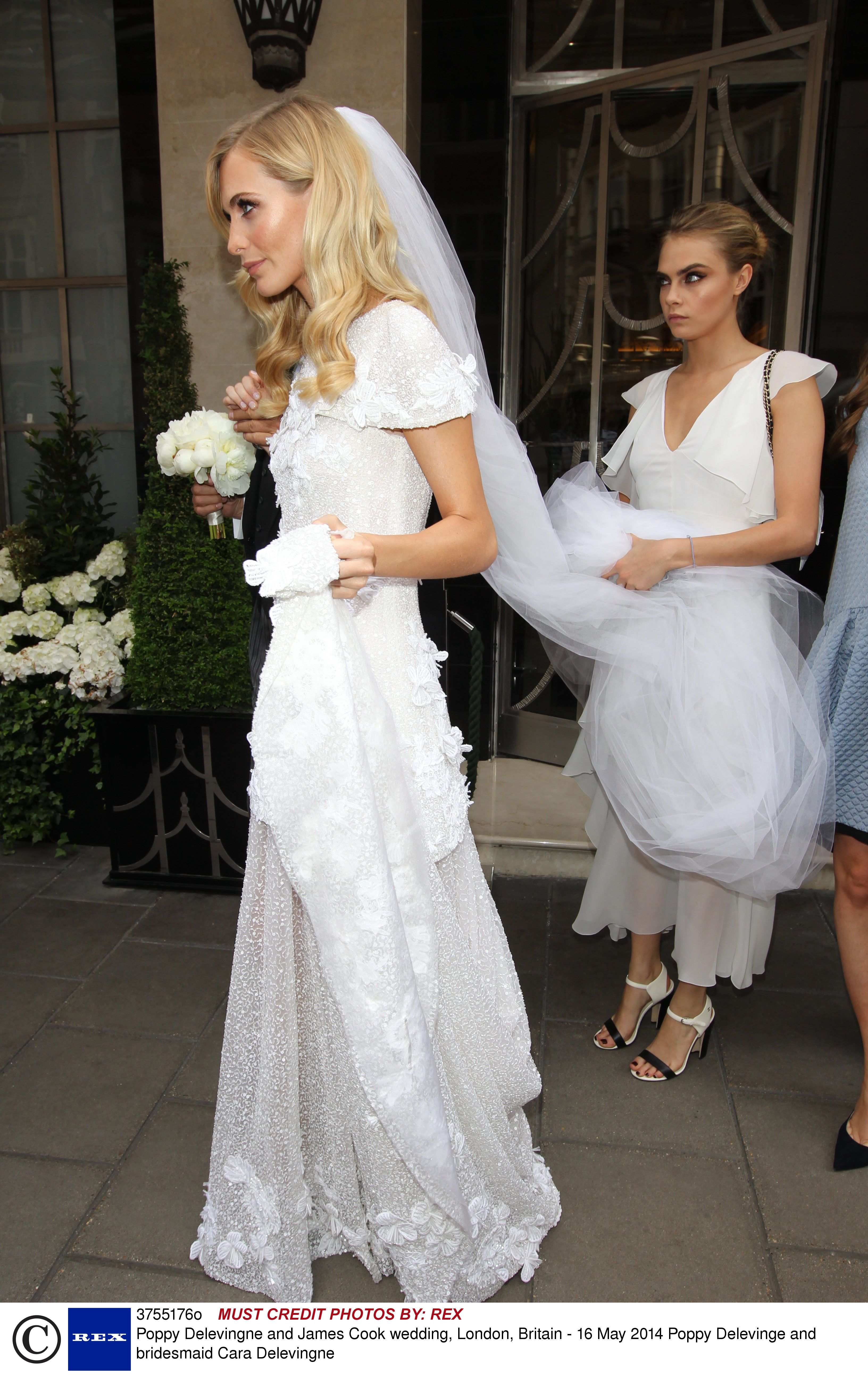 See Cara Delevingne as a bridesmaid