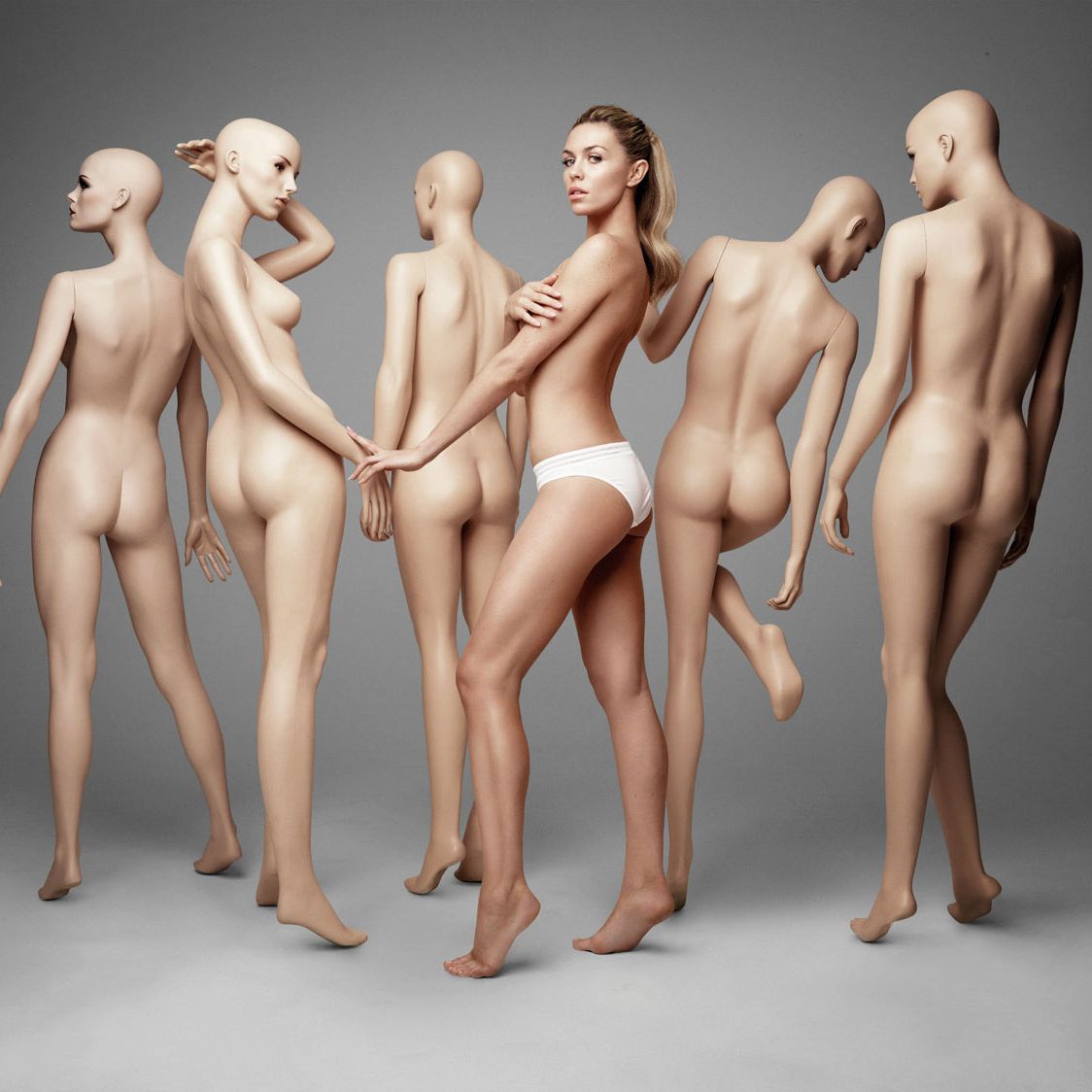 See Abbey Clancy in nude leggy campaign