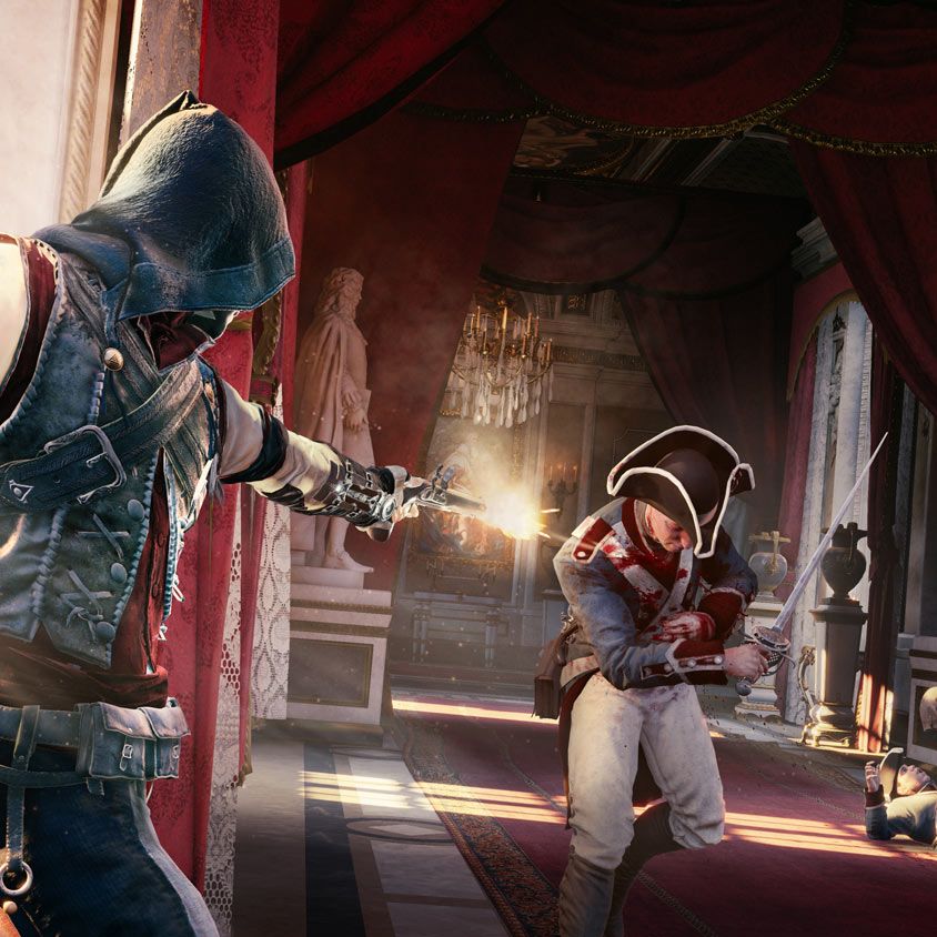 Assassin's Creed Unity for PS4 or Xbox One or Rogue for PS3 or XBox 360