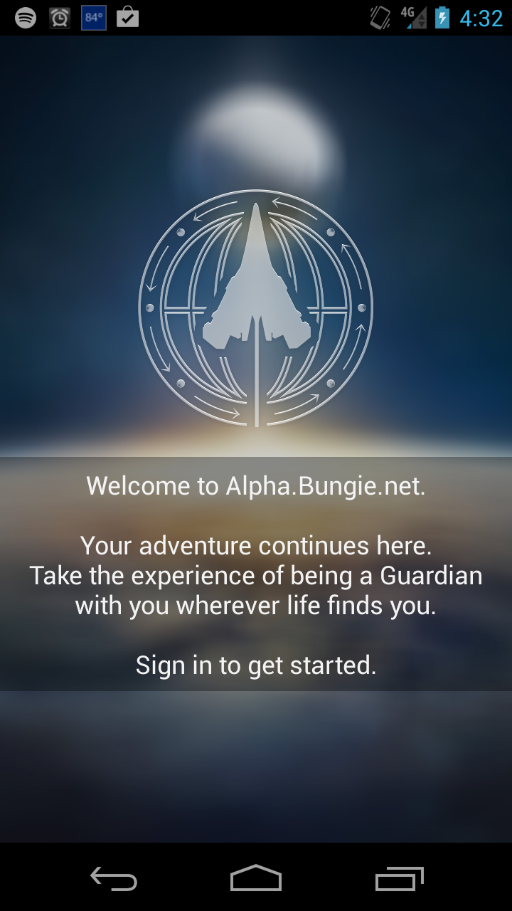 What does the Destiny companion app do?