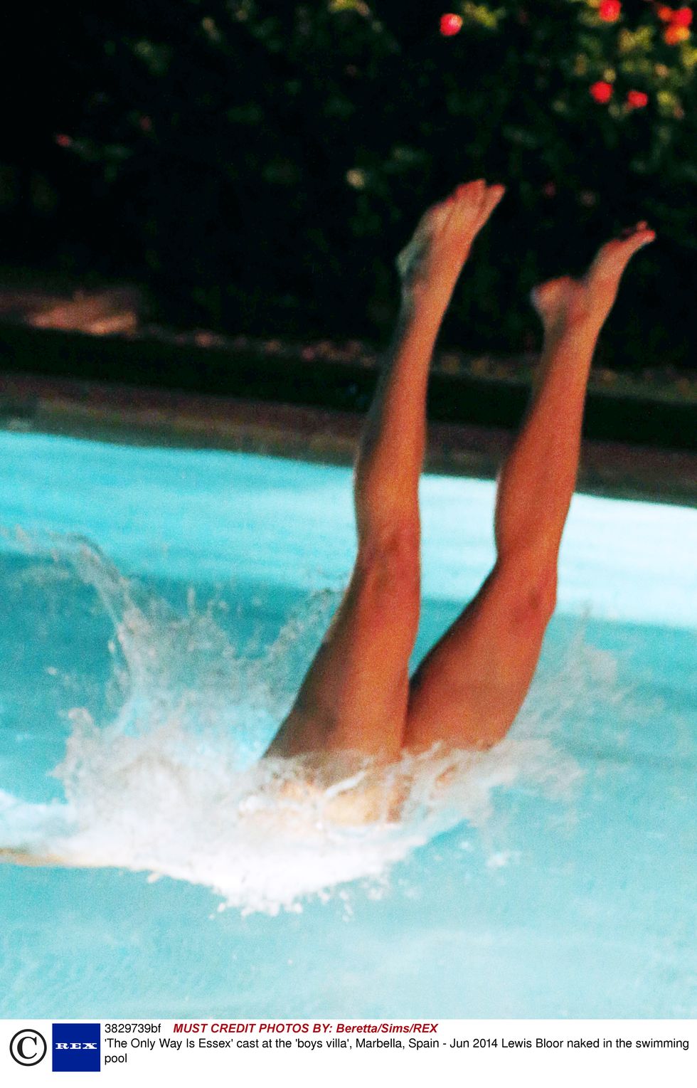 TOWIE star goes skinny dipping in Marbs