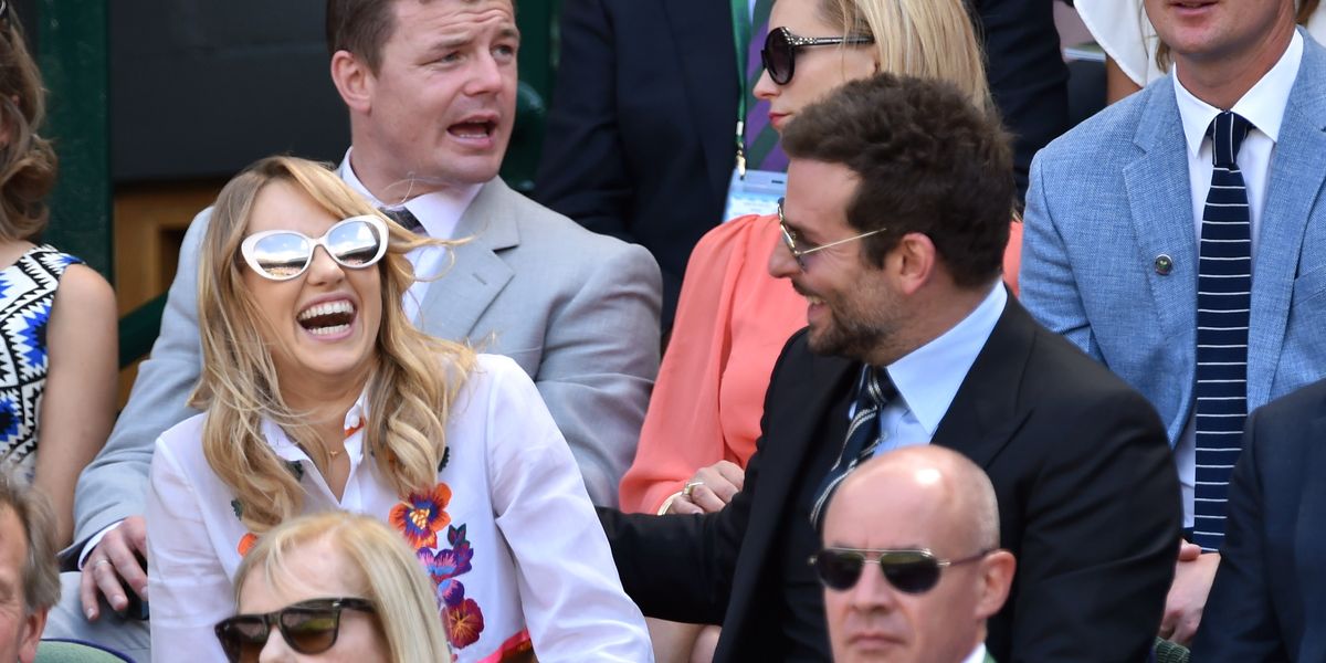 Bradley Cooper, Suki have a laugh at Wimbledon