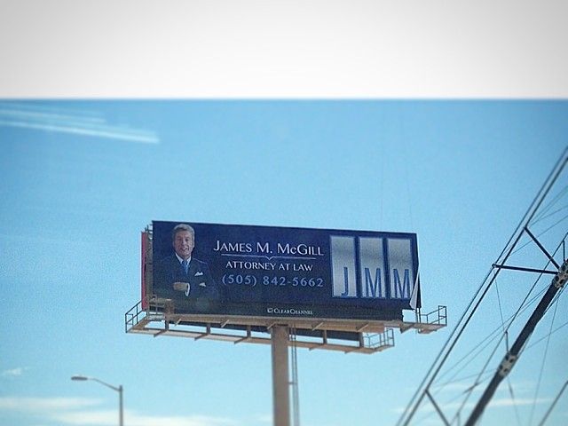 A billboard ad from an alternate universe where Howard hires Jimmy